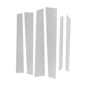 Hyundai Tucson Pillar Trims - Omac - S.Steel - Gloss Silver - '10-'15